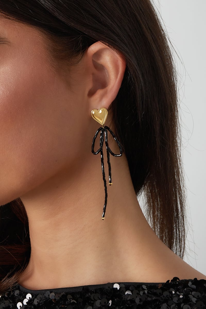 oorbellen bow to my heart