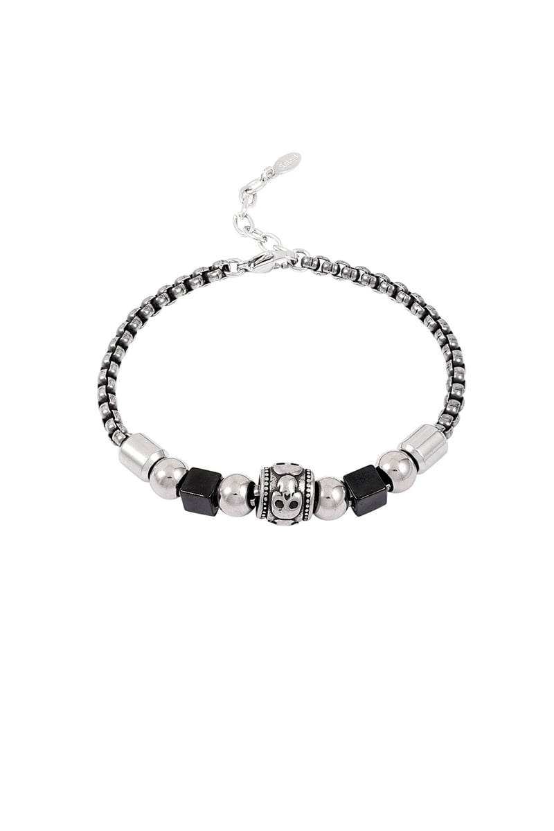 Bedelarmband met doodskop 