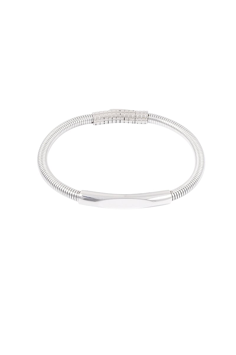 Zilvere mannenarmband 