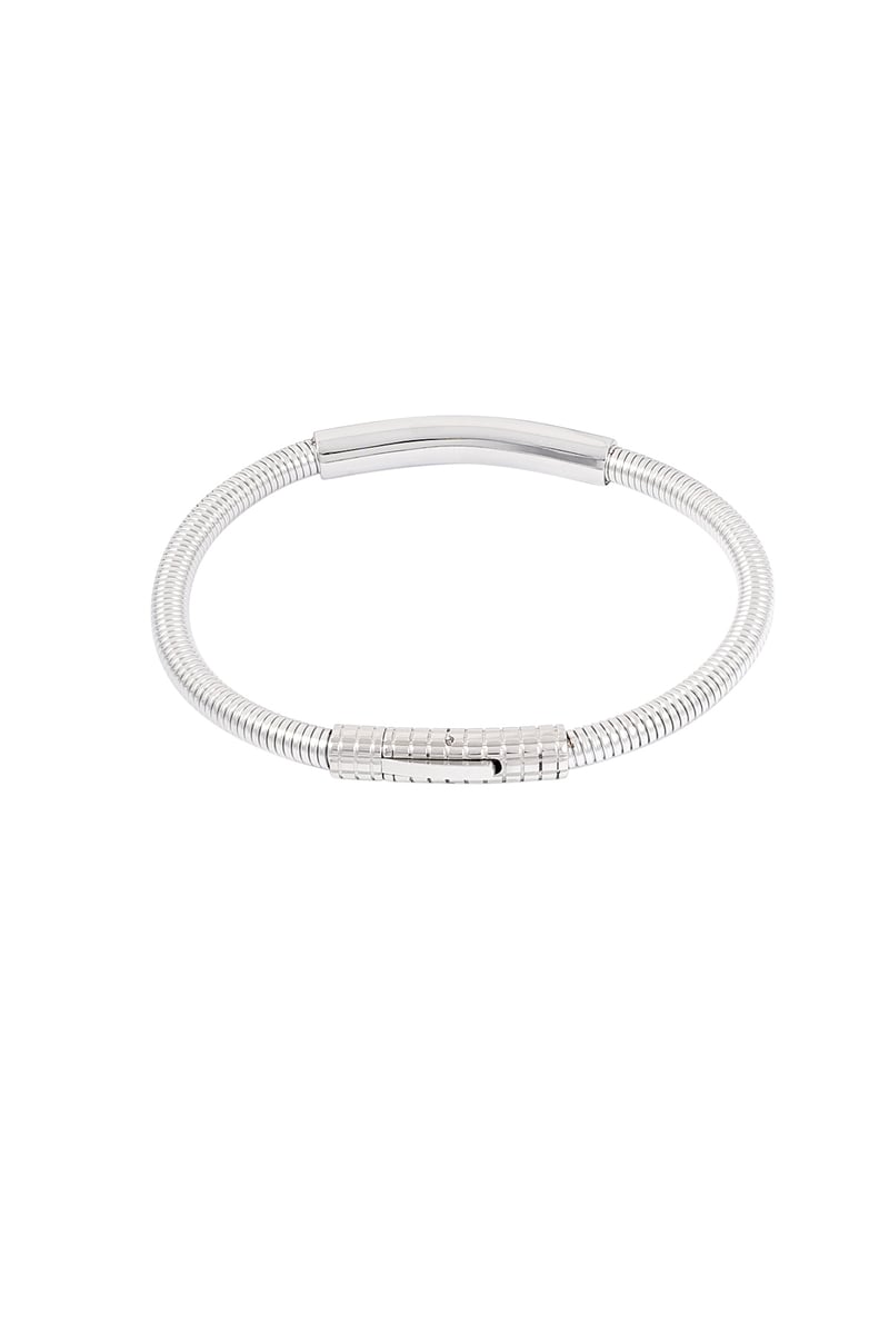 Zilvere mannenarmband 