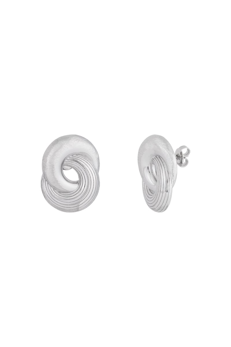 infinity twist earrings