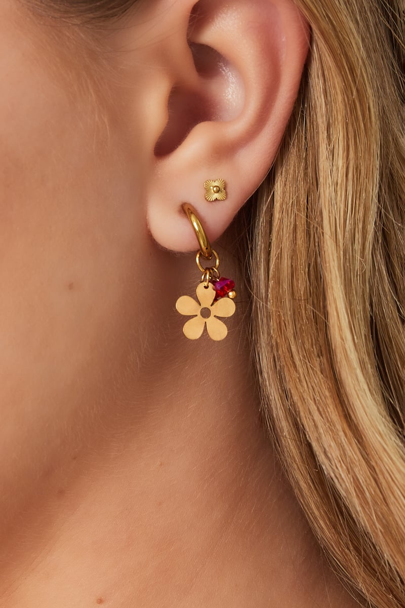 Oorbellen met druppel van roestvrij staal, casual en dagelijks gebruik