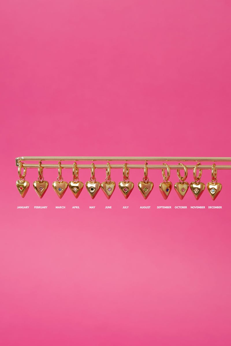 Geboortesteen oorbel