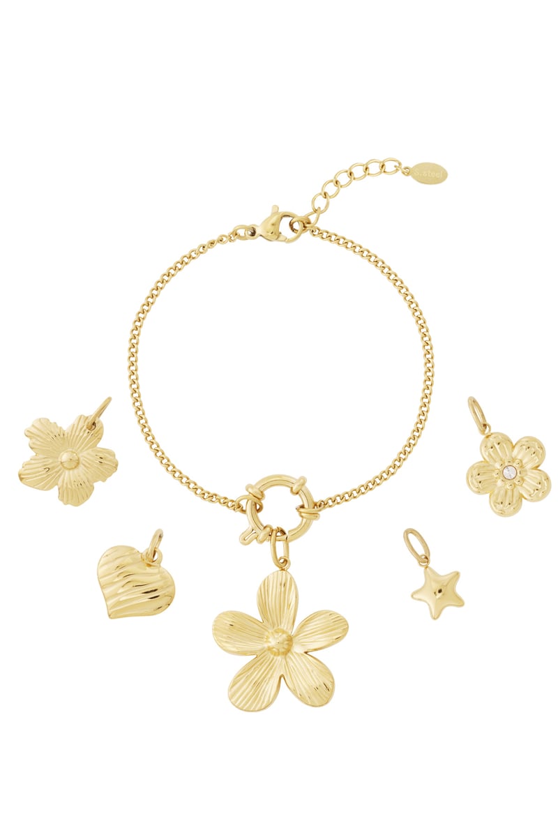 DIY-armband met bloemen